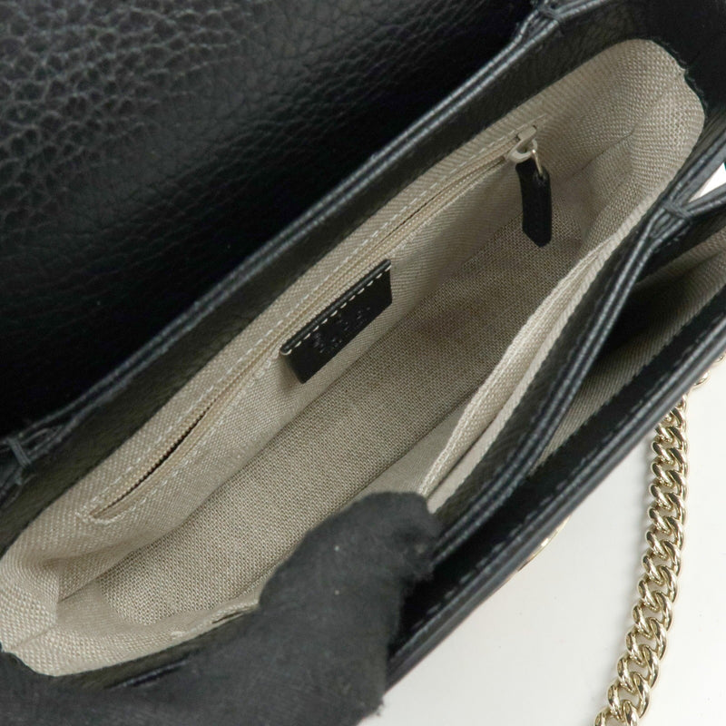 Gucci Interlocking Leather Black Bag