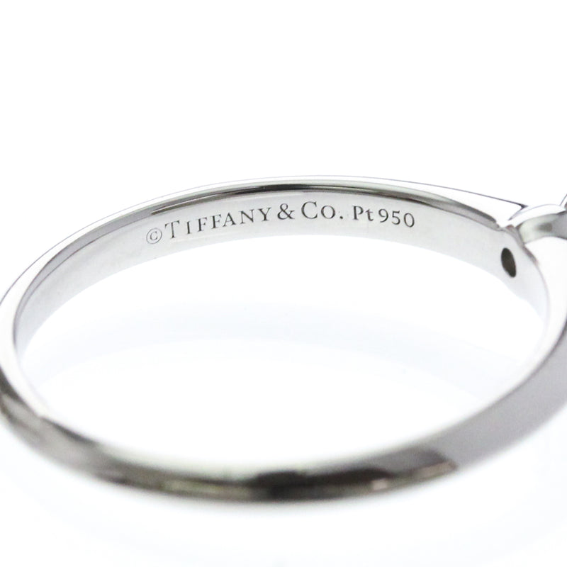 Tiffany & Co. Setting Solitaire Platinum With Rbc Diamond G-Vvs2 Silver Bijoux