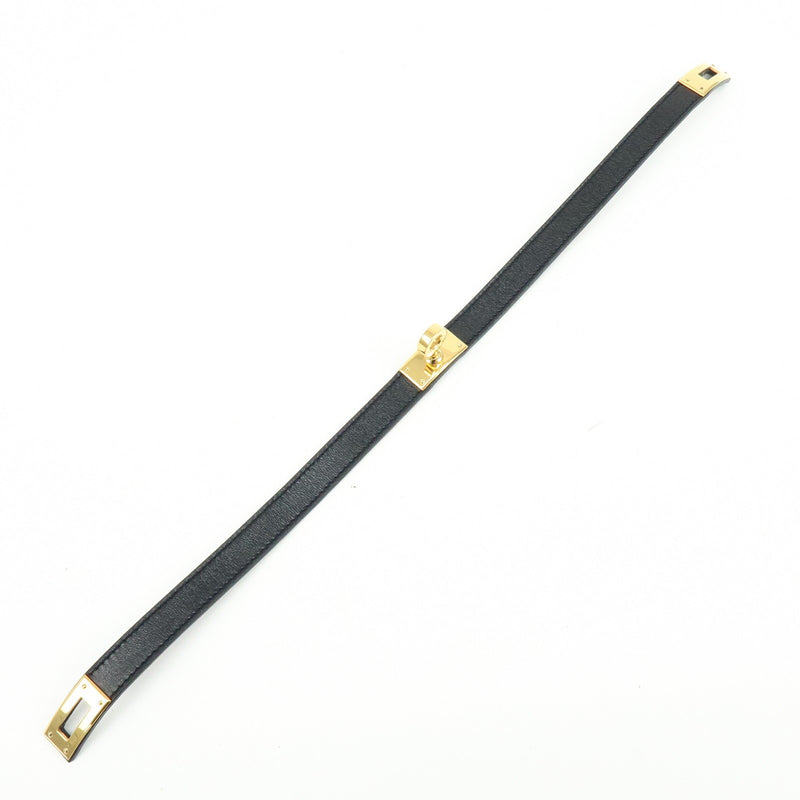 Hermes Kelly Double Tour Leather Black Bijoux