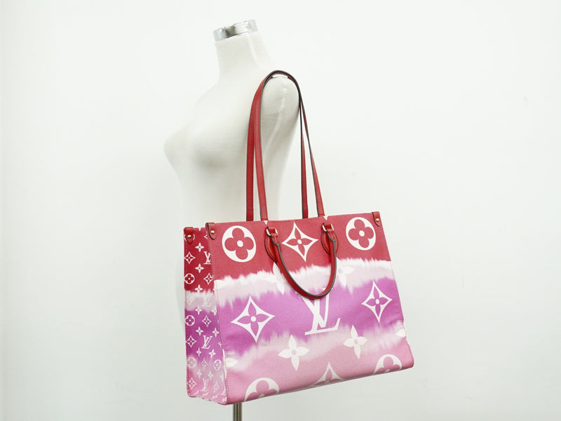 Louis Vuitton Onthego Limited Edition Escale Monogram Giant Multicolour Canvas Bag