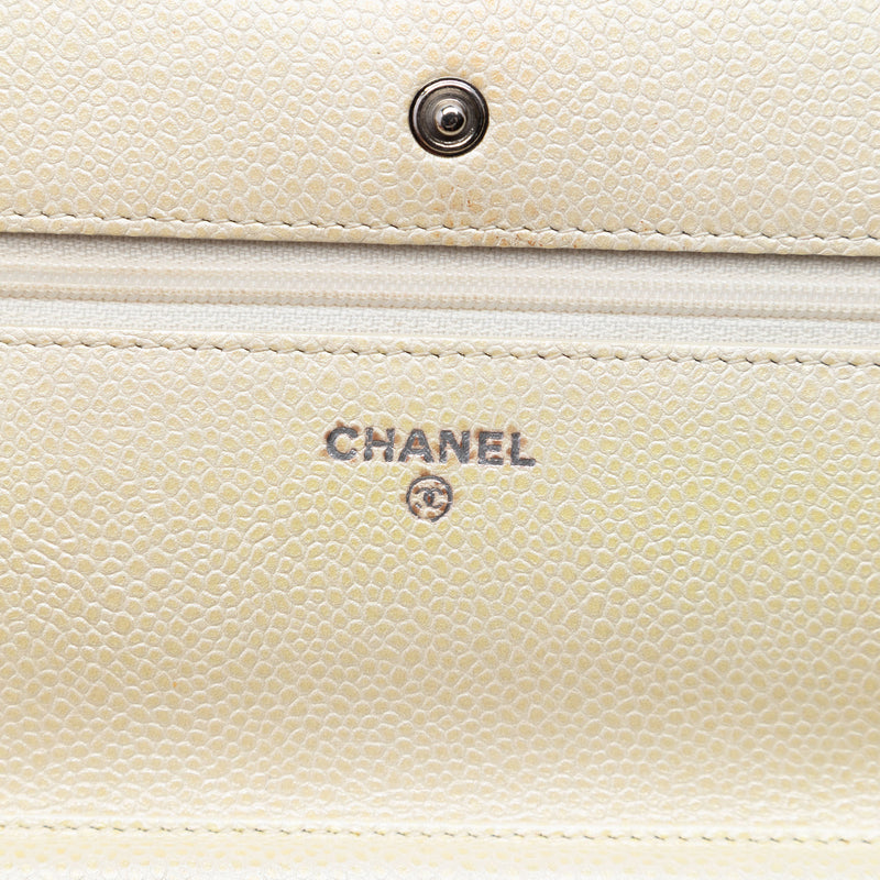 CC Quilted Caviar Wallet on Chain - Image 5