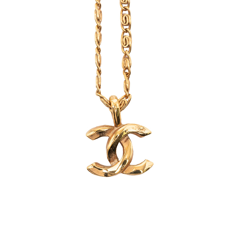 CC Gold Plated Pendant Necklace - Image 2