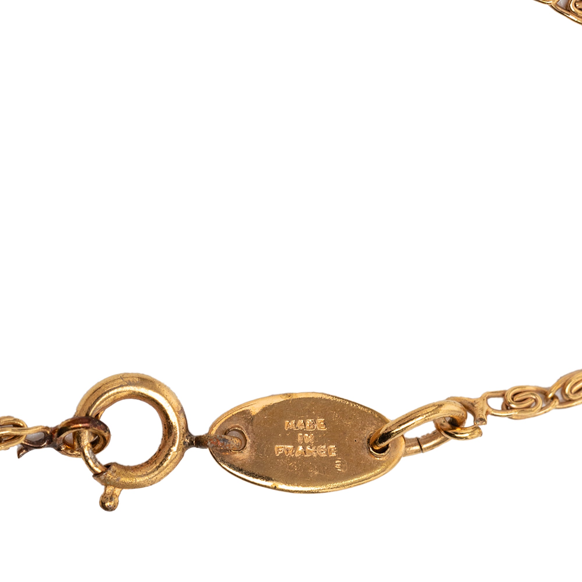 CC Gold Plated Pendant Necklace - Image 4