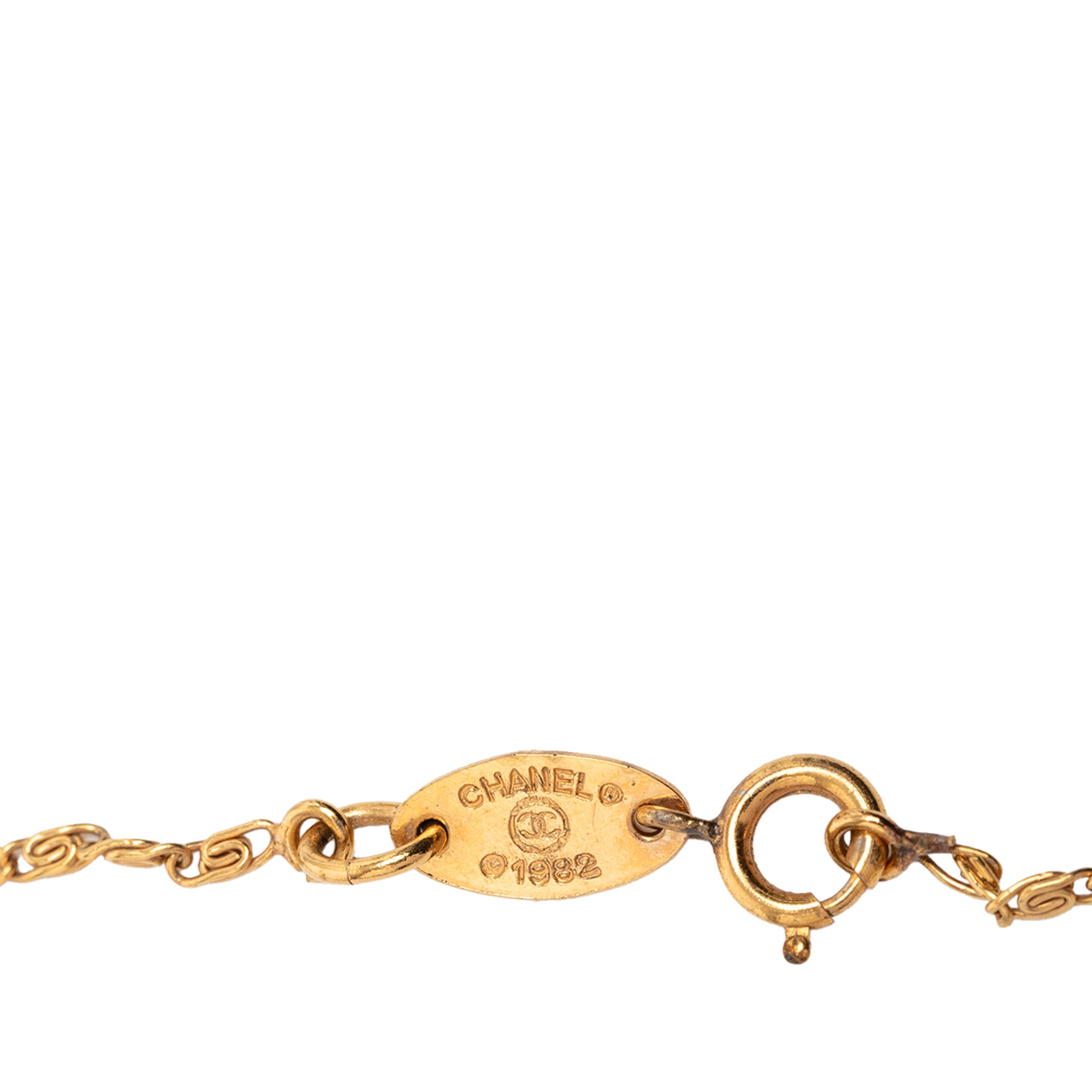 CC Gold Plated Pendant Necklace - Image 5