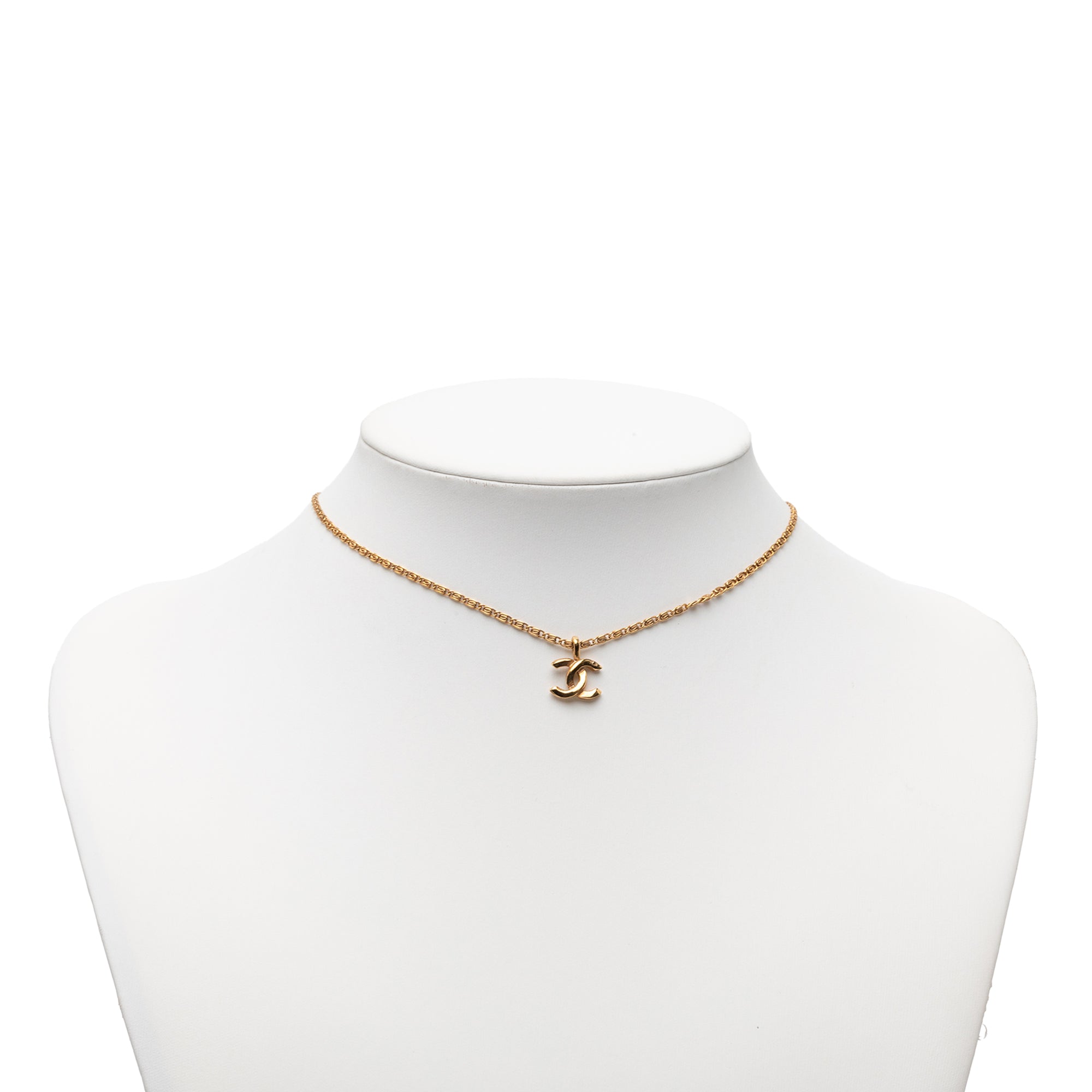 CC Gold Plated Pendant Necklace - Image 6