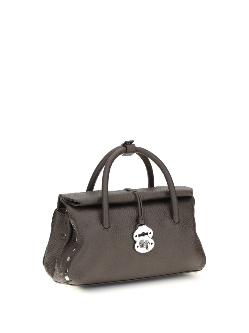 Zanellato Dotta Centauro Shoulder Bag — Brown Calf Leather Bos Taurus