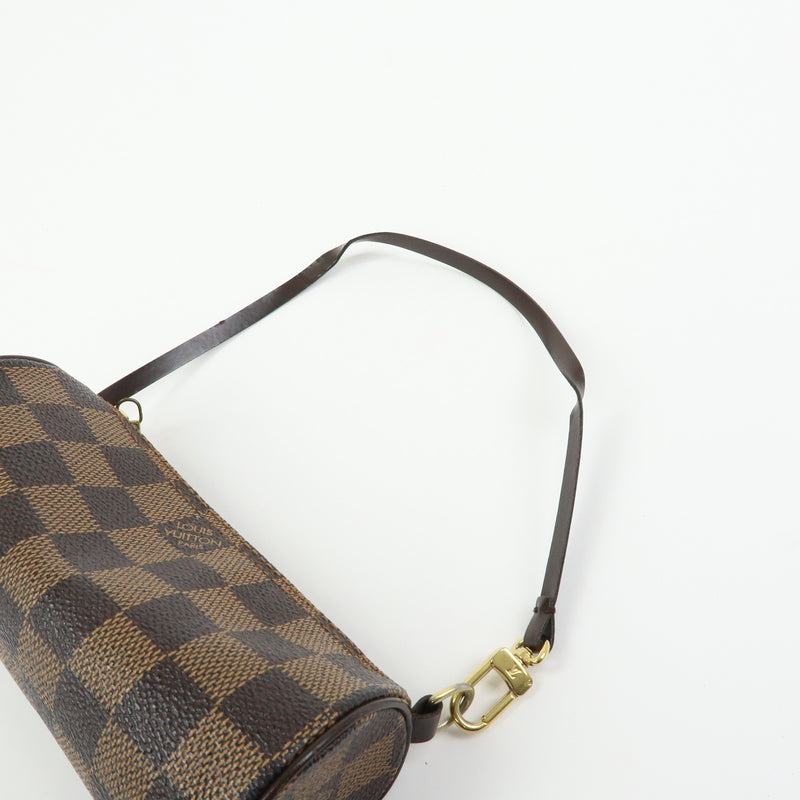 Louis Vuitton Papillon Pochette Damier Brown Canvas Bag