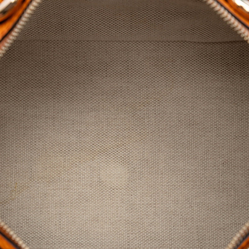 Medium Pebbled Calfskin Soho Boston Bag - Image 4