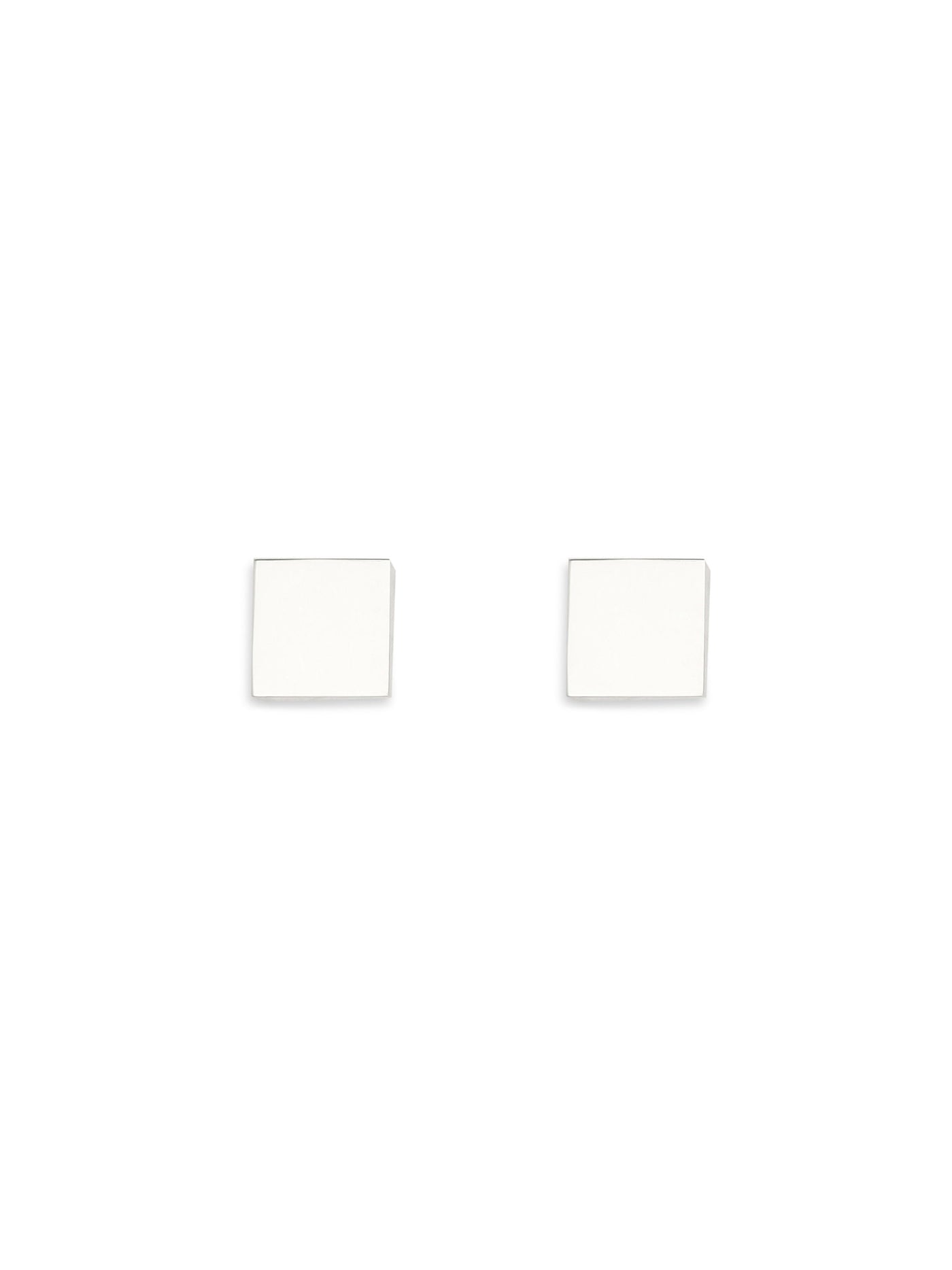 Phoebe Philo Cube Stud Earrings — Silver
