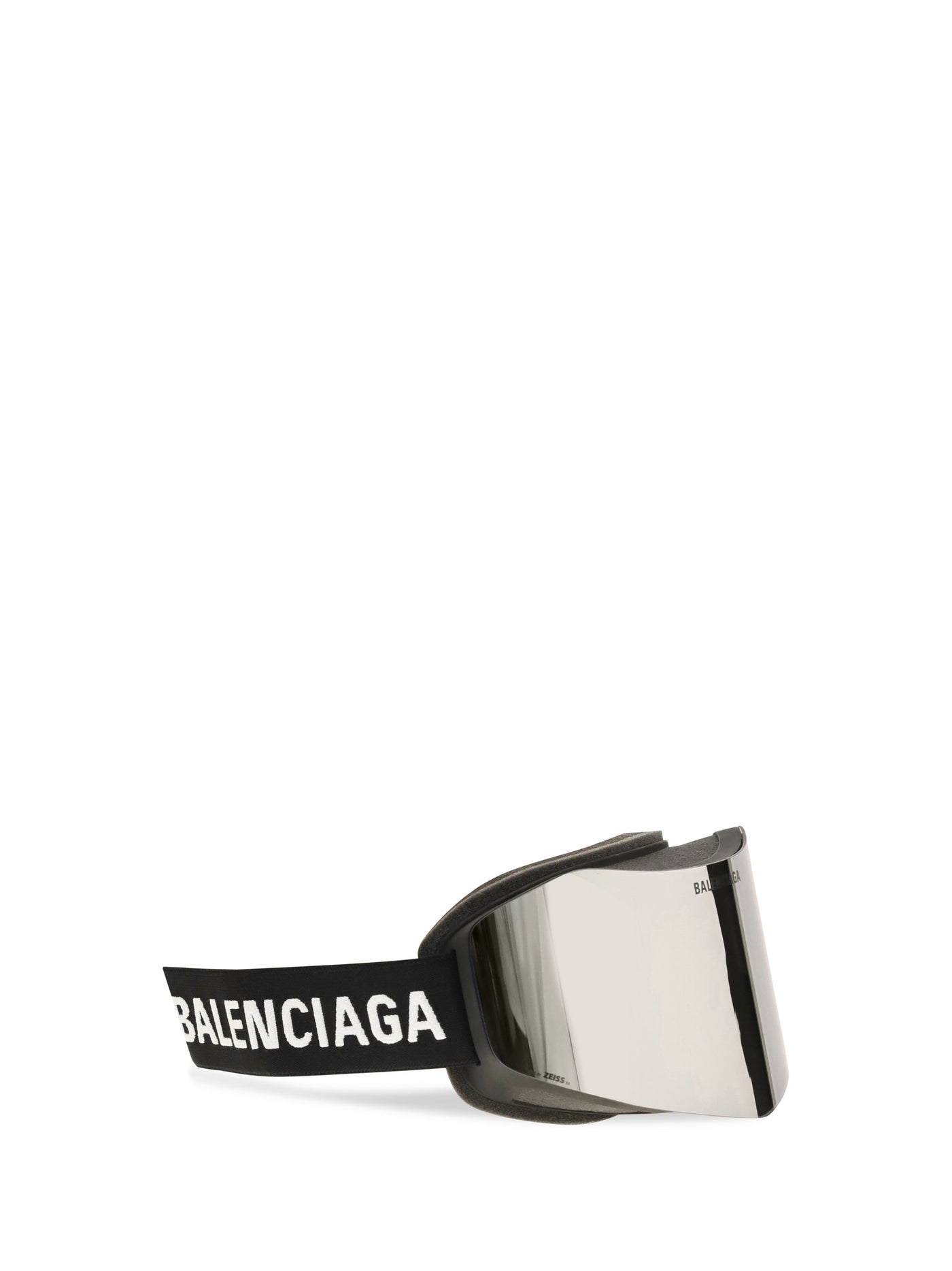 Balenciaga 794371t0003 Mirrored Polycarbonate Sunglasses — Silver Polyamide