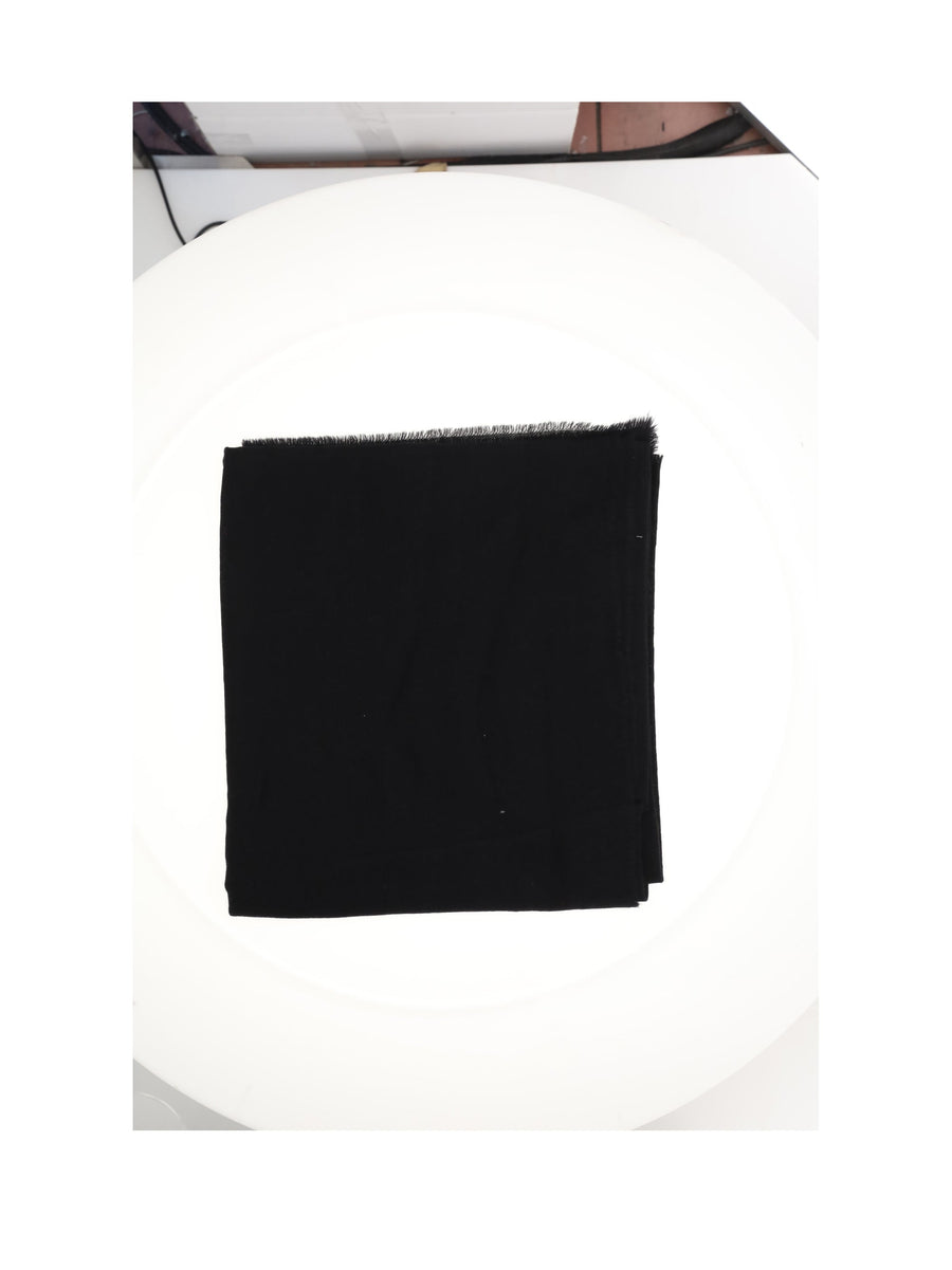 Destin Scarf — Black Fabric Scarfs