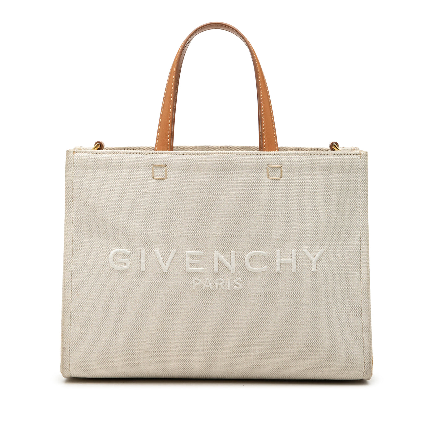 Small Canvas G Tote Shopping Bag - Image 1