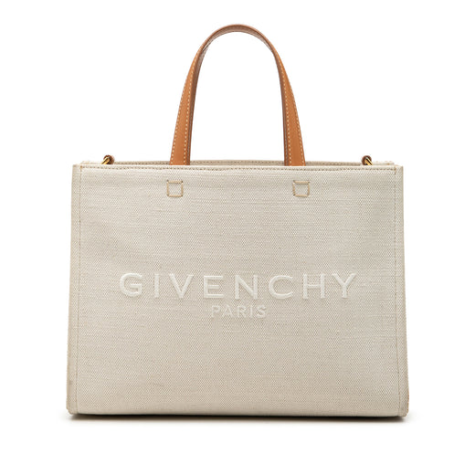 Small Canvas G Tote Shopping Bag - Image 1