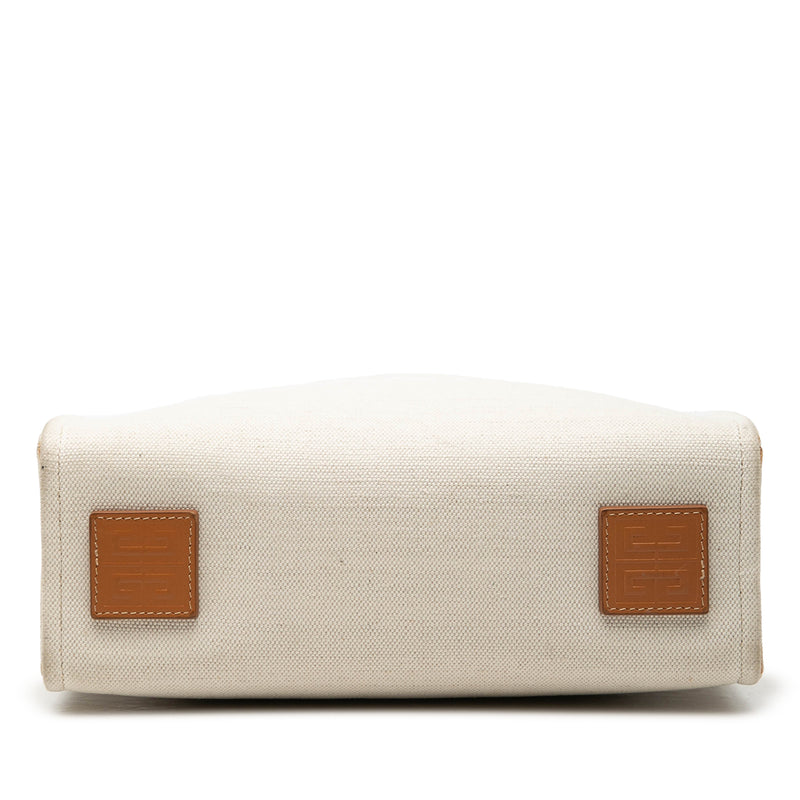 Small Canvas G Tote Shopping Bag - Image 3