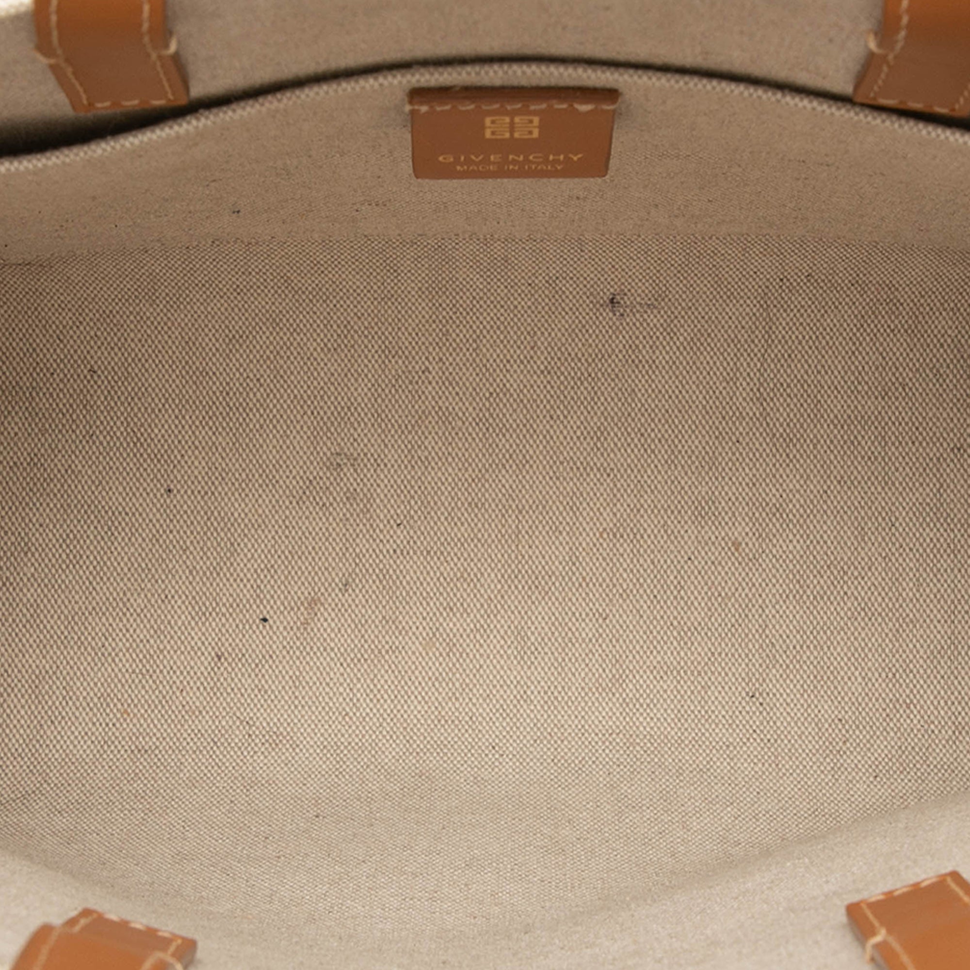 Small Canvas G Tote Shopping Bag - Image 4