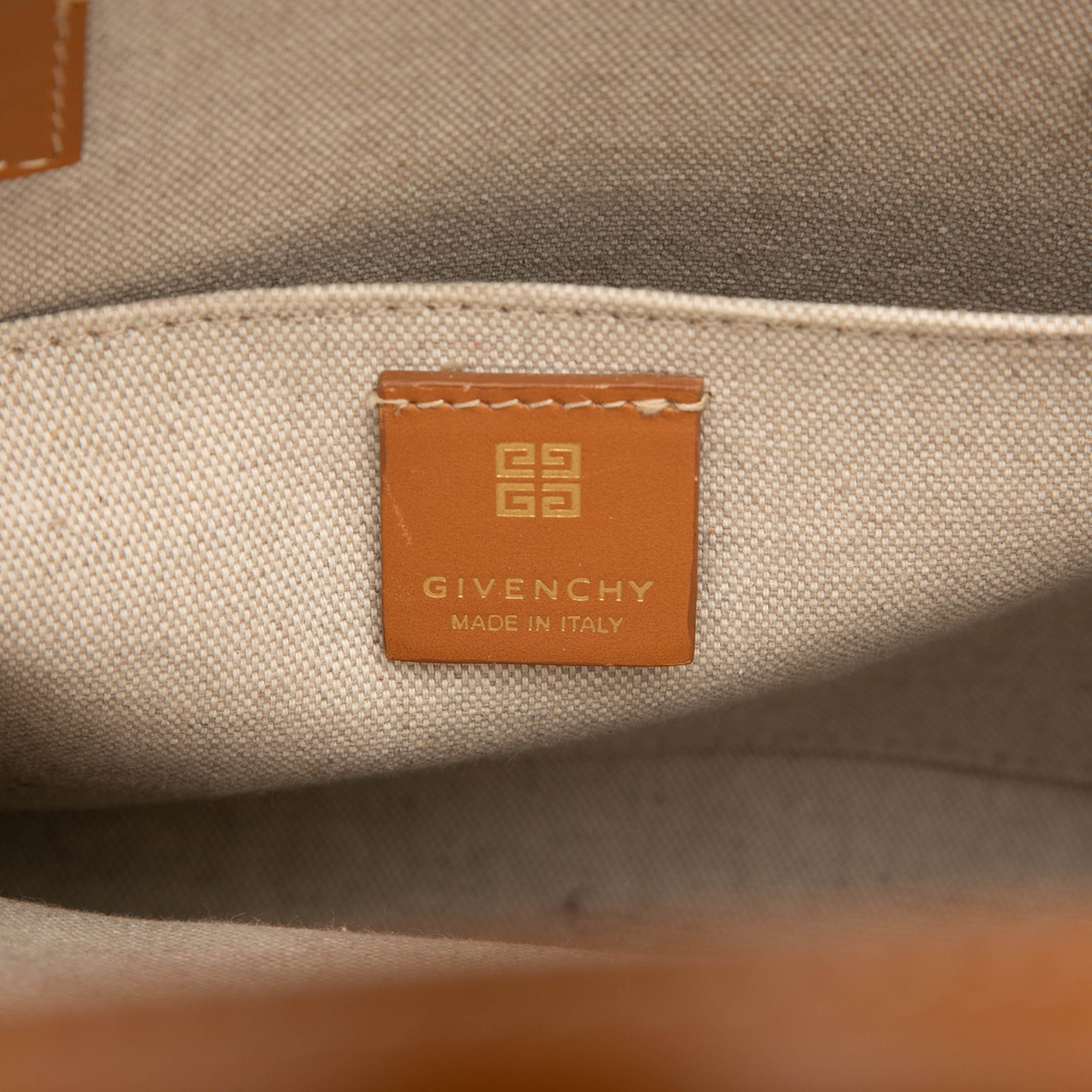 Small Canvas G Tote Shopping Bag - Image 5