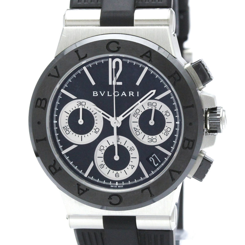 Bvlgari Diagono Chronograph Automatic Ceramic With Stainless Steel And Rubber Watches