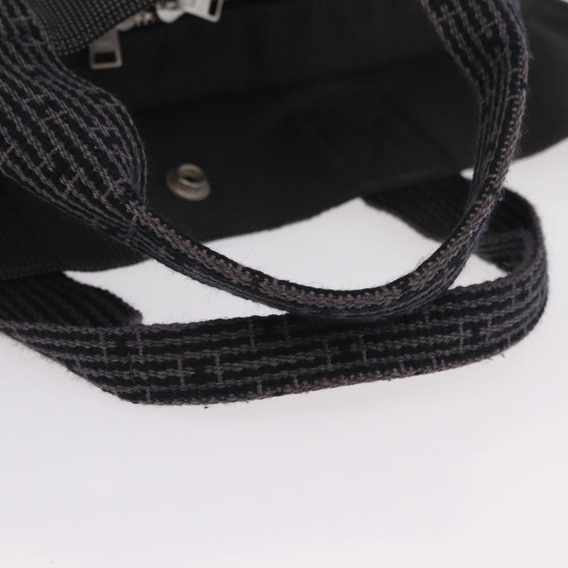 Hermes Fourre-Tout Herline Gray Canvas Bag