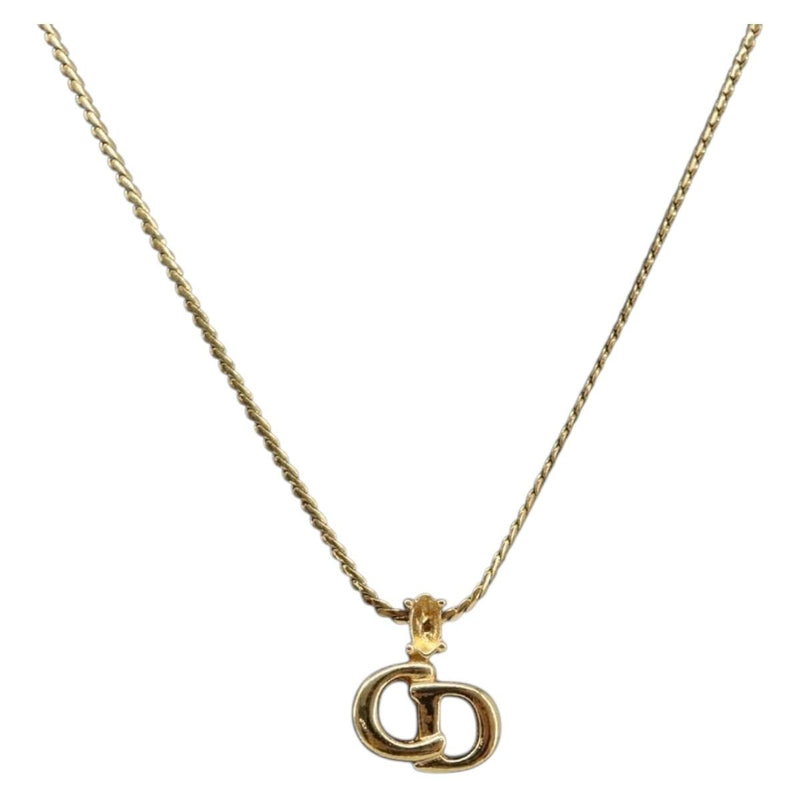 Christian Dior Cd Pendant Metal Gold Bijoux