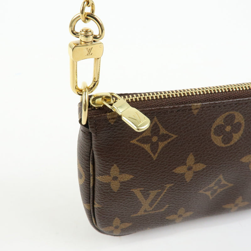 Louis Vuitton Pochette Accessoires Monogram Canvas Brown Bag