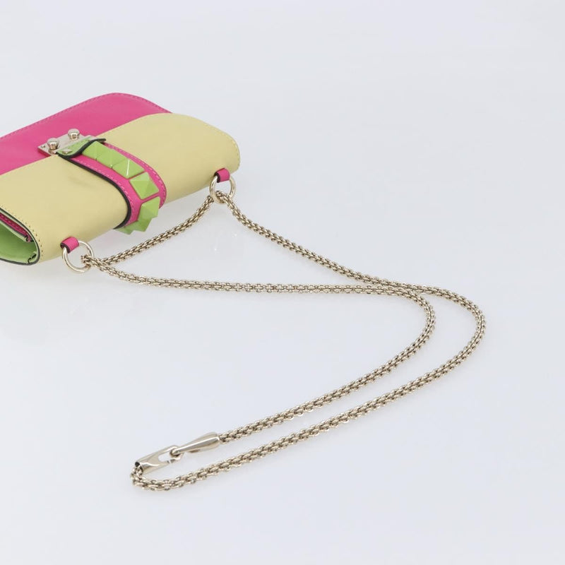 Valentino Garavani Glam Lock Covered Studs Leather Multicolour Bag