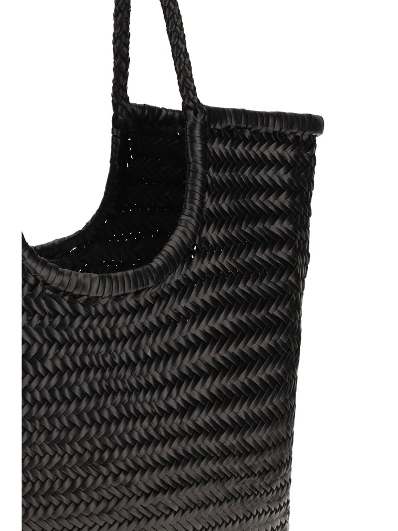 Dragon Diffusion Tote Bag — Black Calf Leather Bos Taurus