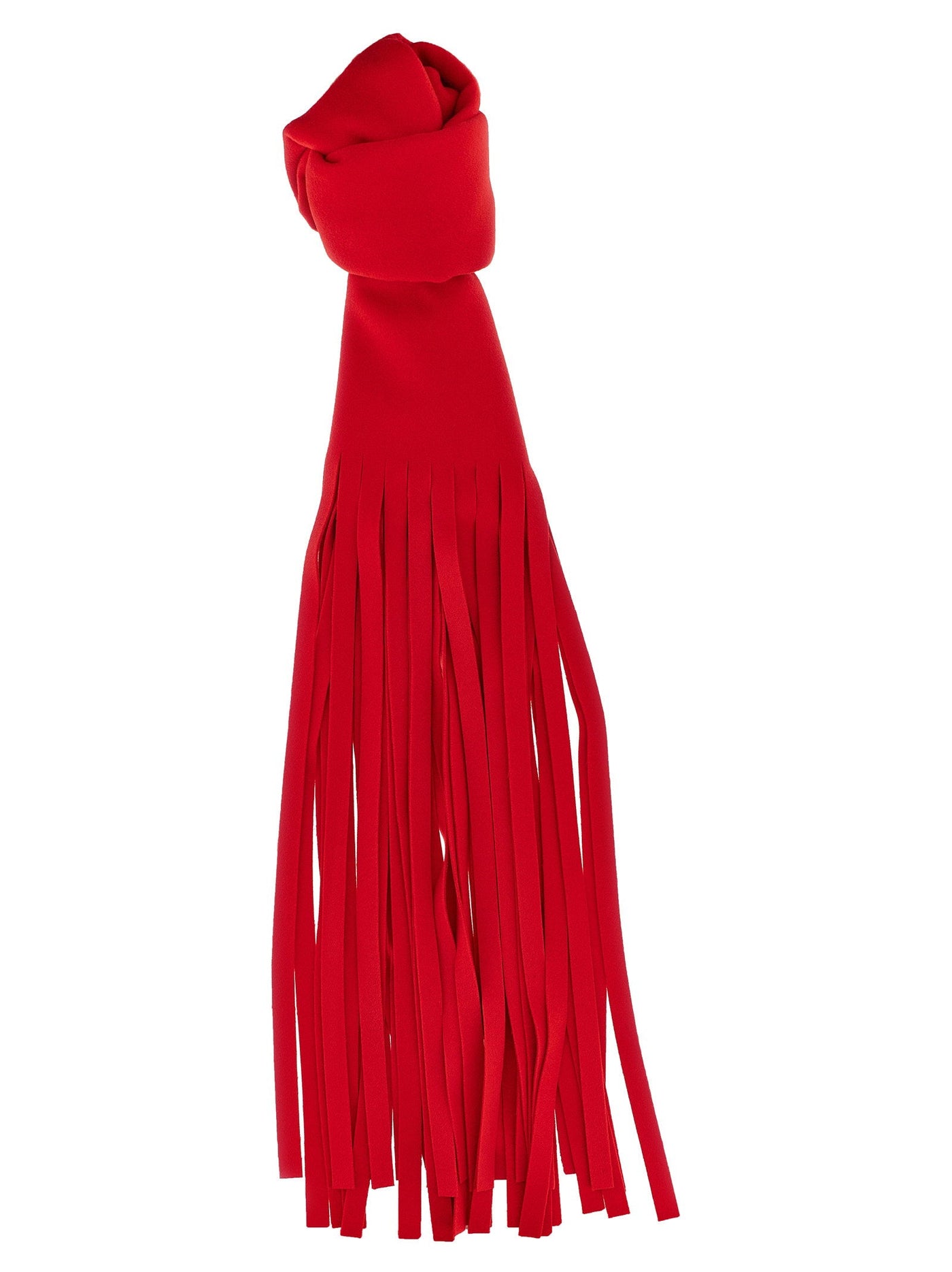 Sportmax Pure Wool Scarf — Red Drap Double Scarfs