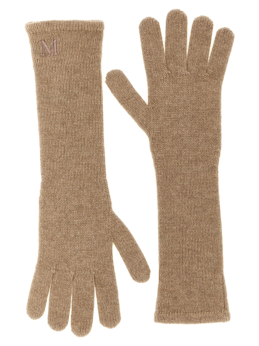 Max Mara Cashmere Gloves — Beige Pure Yarn