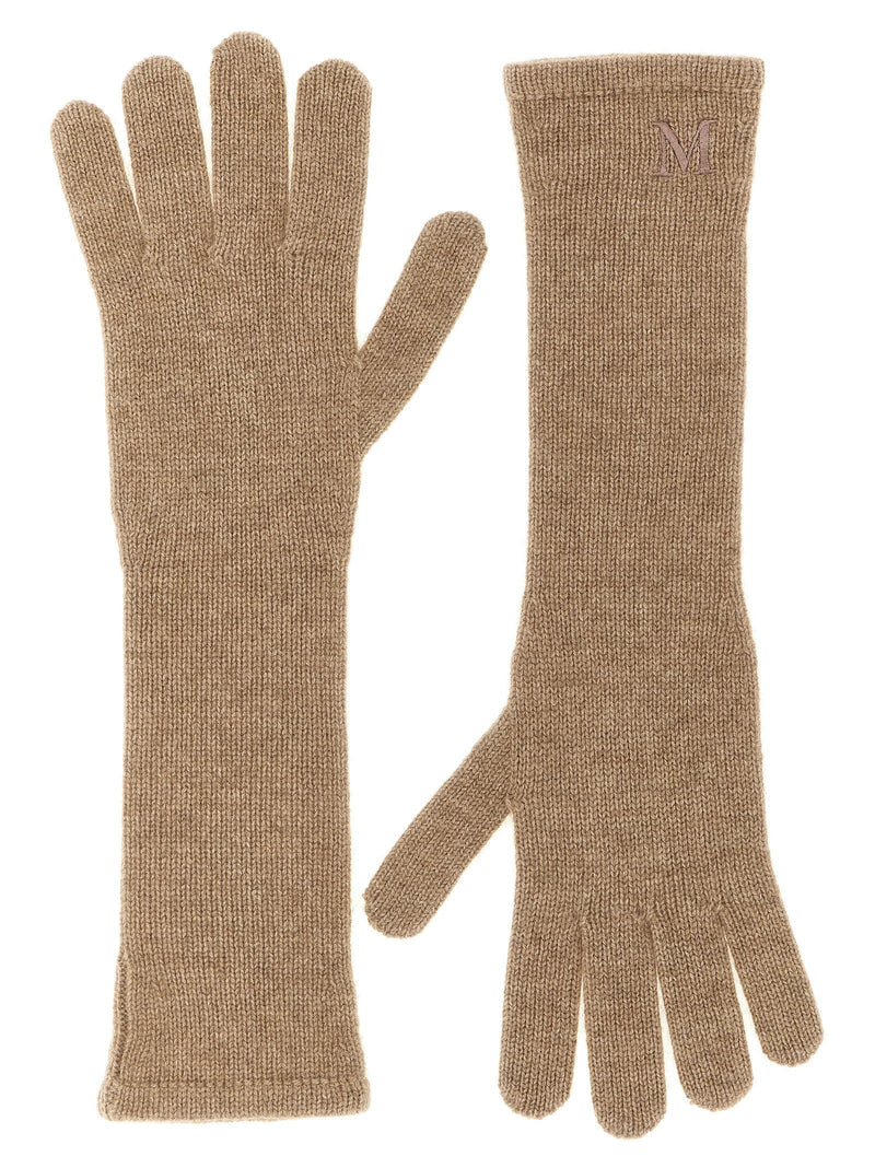 Max Mara Cashmere Gloves — Beige Pure Yarn