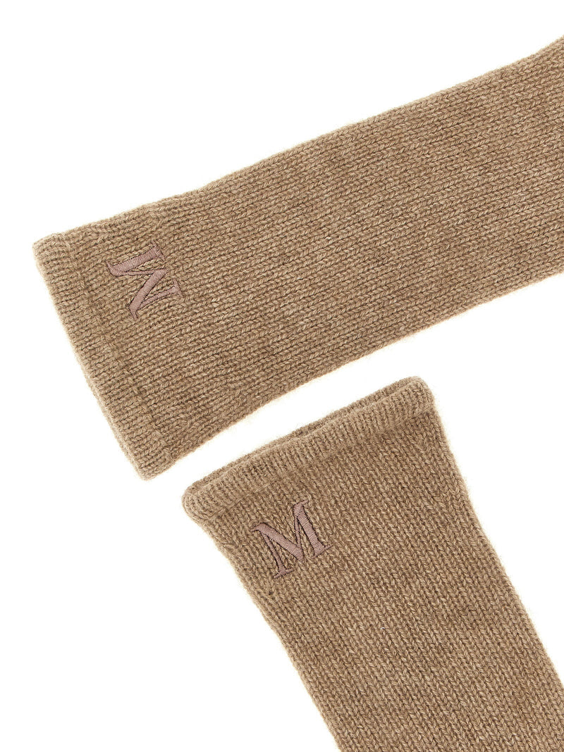 Max Mara Cashmere Gloves — Beige Pure Yarn