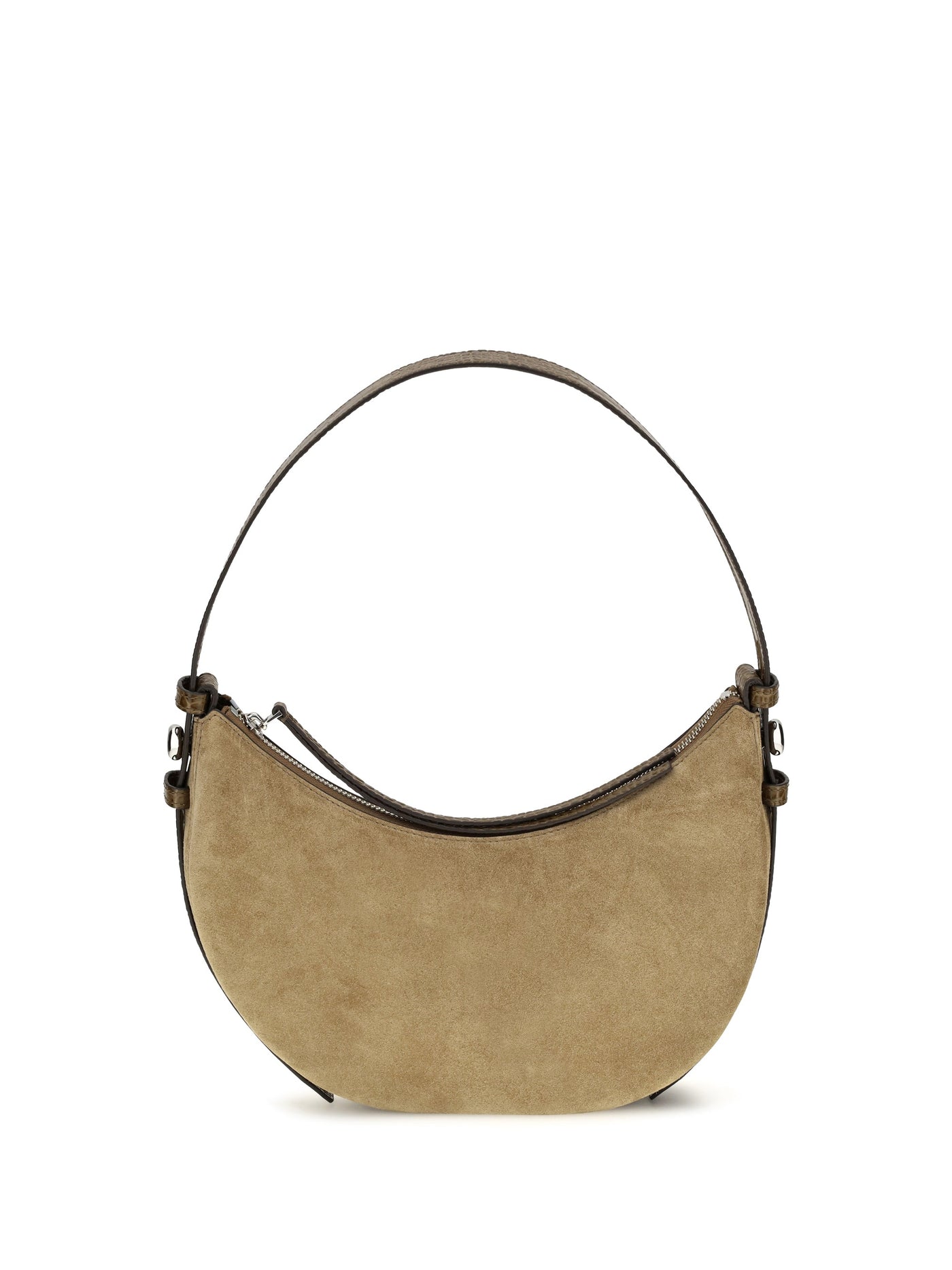 Tory Burch Romy Shoulder Bag — Beige Suede