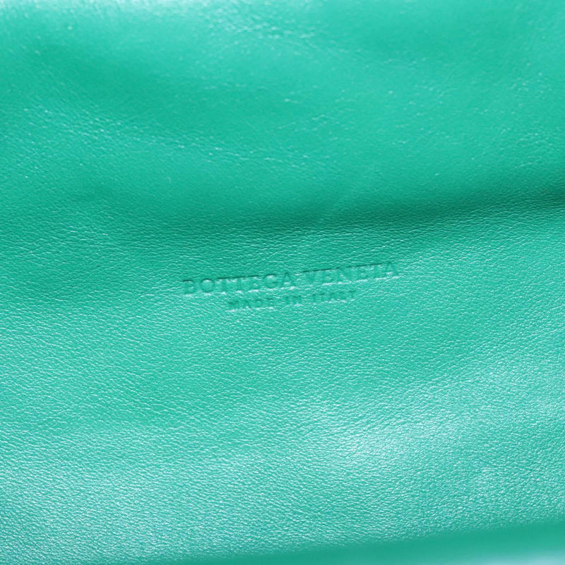 Bottega Veneta The Chain Pouch Leather Green
