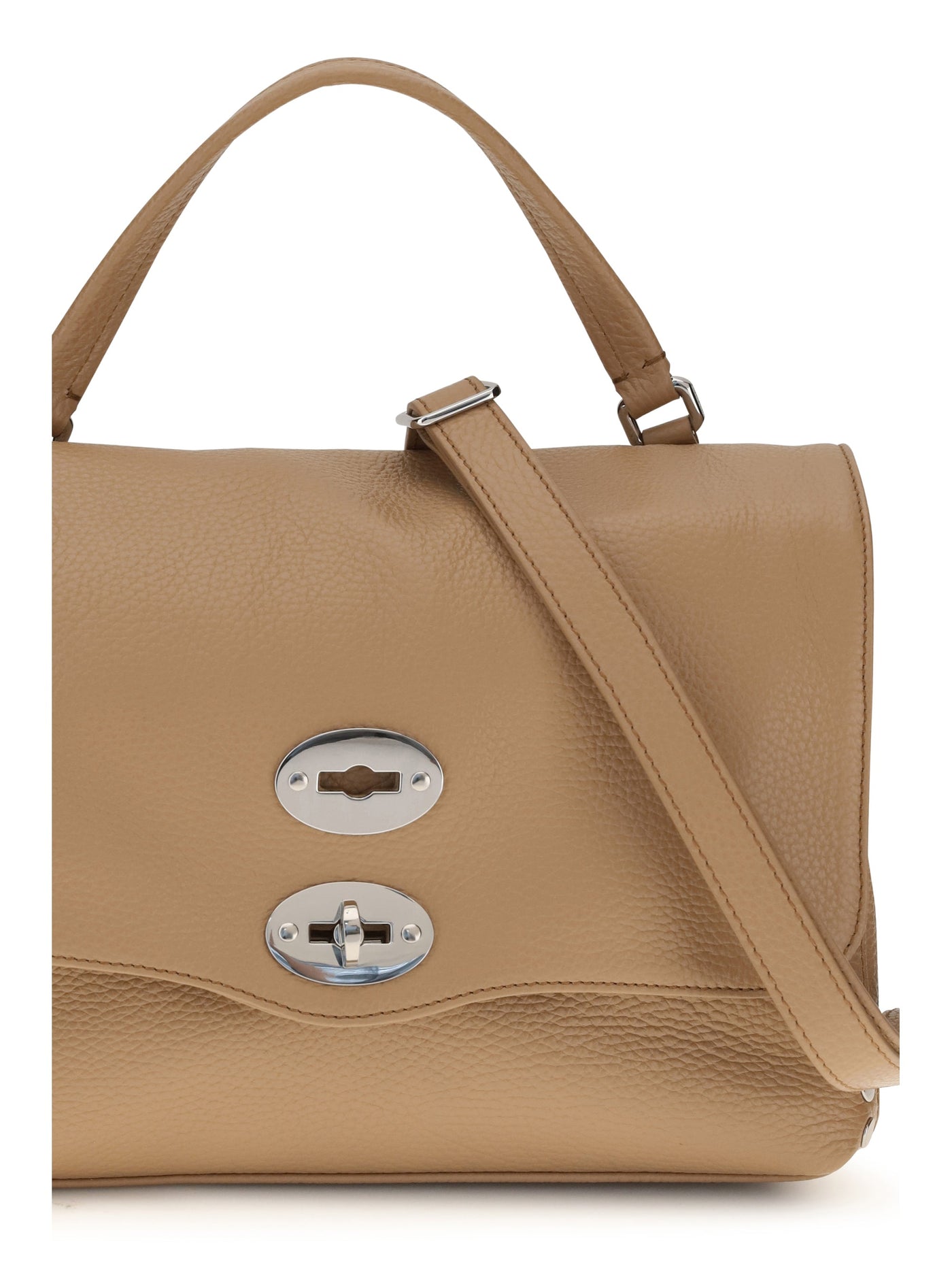Zanellato Postina Daily Shoulder Bag — Brown Calf Leather