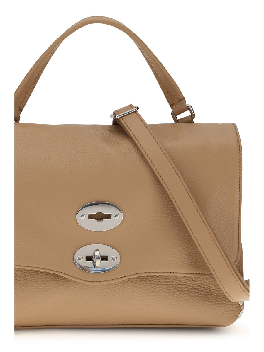 Zanellato Postina Daily Shoulder Bag — Brown Calf Leather