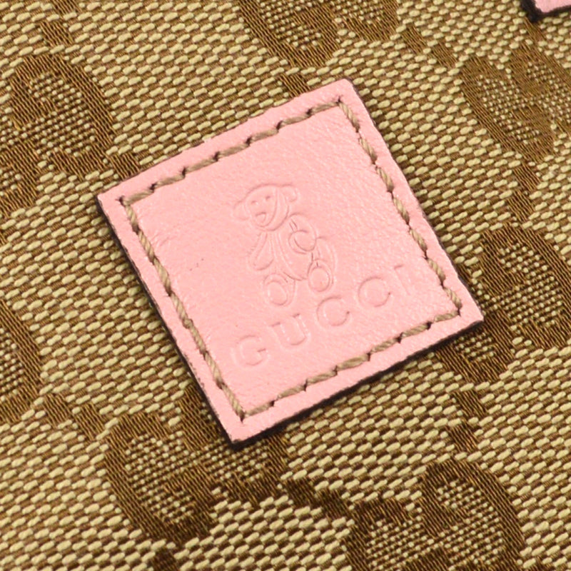 Gucci Kids Web Gg Canvas Beige Bag