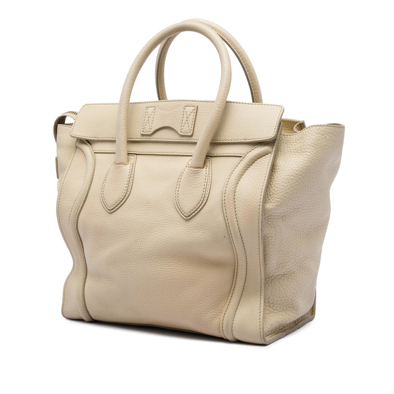 Mini Drummed Calfskin Luggage Tote - Image 2