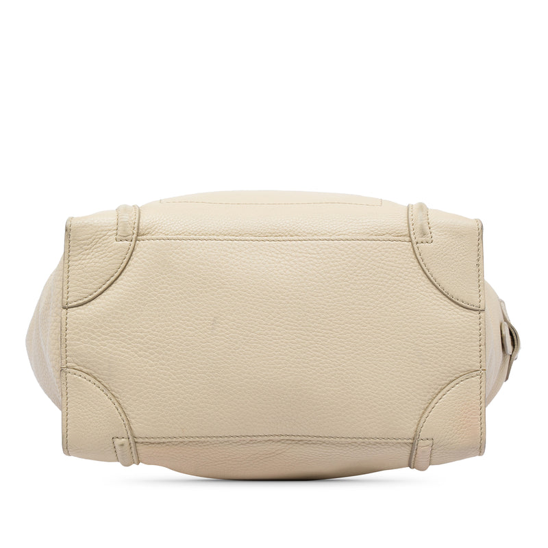 Mini Drummed Calfskin Luggage Tote - Image 3