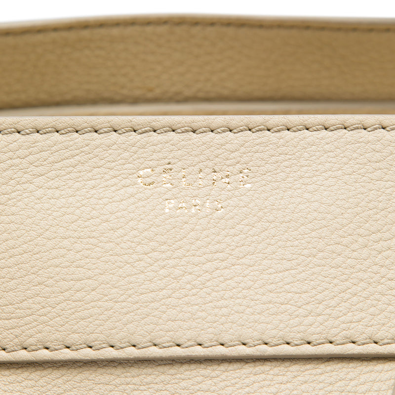 Mini Drummed Calfskin Luggage Tote - Image 5