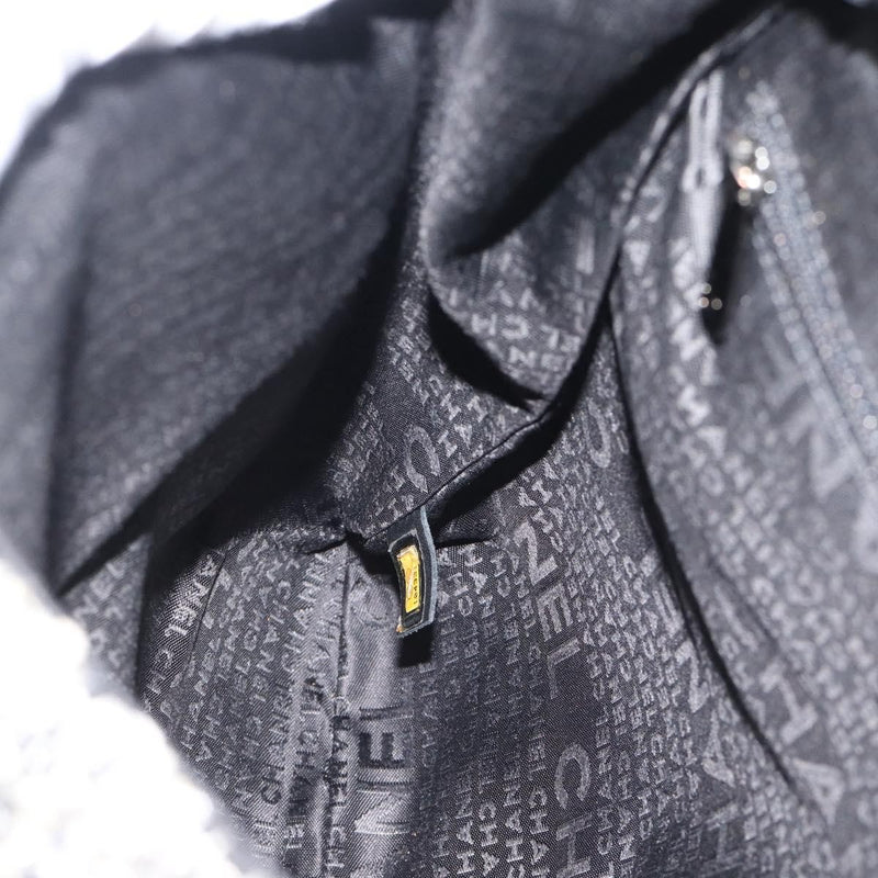 Chanel Camellia Messenger Tweed Black