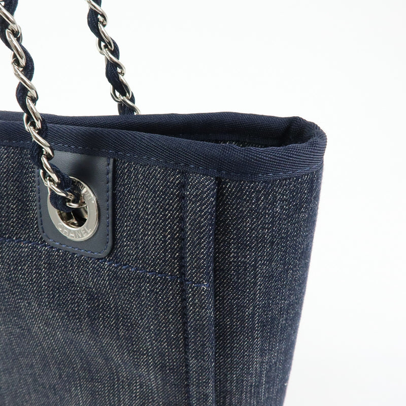 Chanel Deauville Denim Blue Denim_jeans Bag
