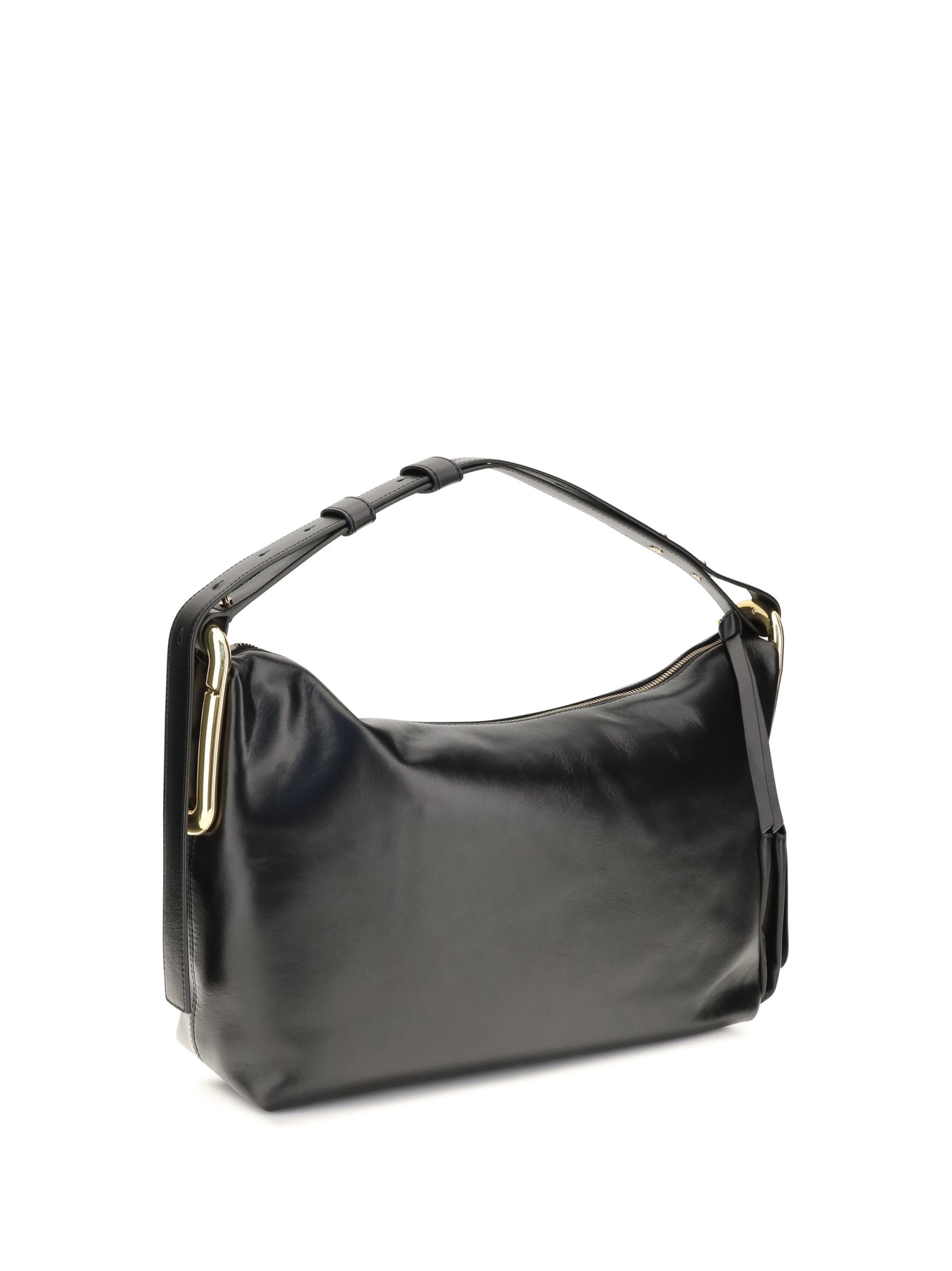 Marc Jacobs Juliette Shoulder Bag — Black Calf Leather