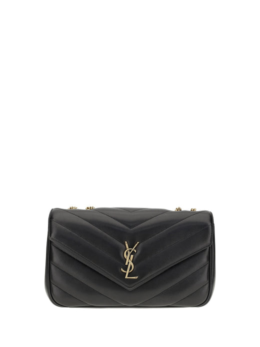 Saint Laurent Loulou Shoulder Bag — Black Lamb Ovis Aries