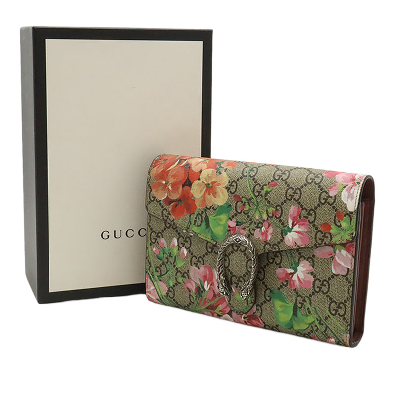 GG Supreme Blooms Dionysus Wallet on Chain - Image 9