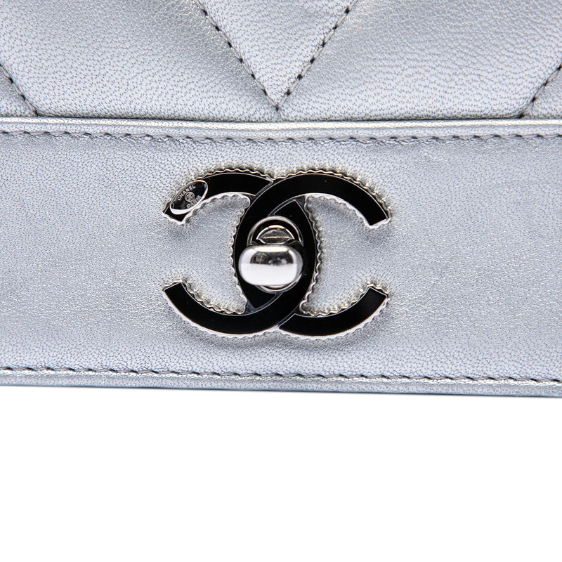 Mini Quilted Chevron Sheepskin Mademoiselle Vintage Flap - Image 5