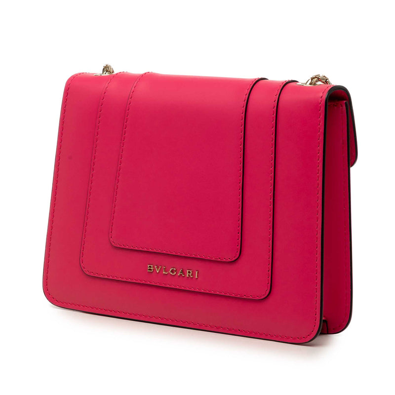 Small Leather Square Serpenti Forever Chain Crossbody - Image 2