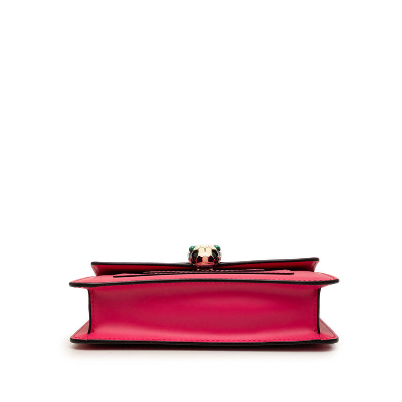 Small Leather Square Serpenti Forever Chain Crossbody - Image 3