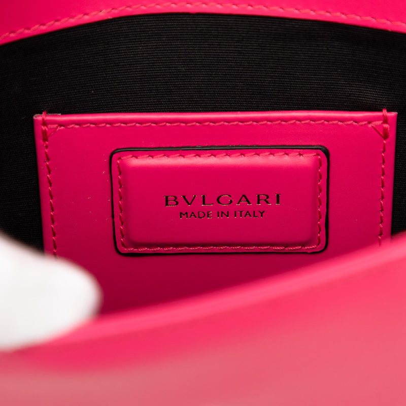 Small Leather Square Serpenti Forever Chain Crossbody - Image 5