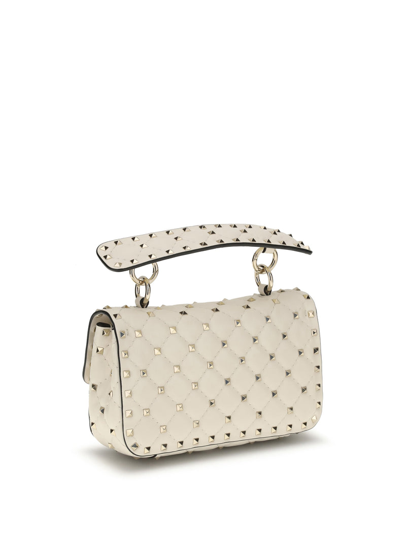 Valentino Garavani Top Handle Bag — White Lamb Ovis Aries