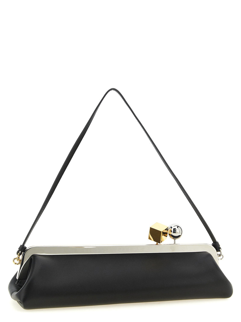 Jacquemus Clutch — Black Lambskin Leather