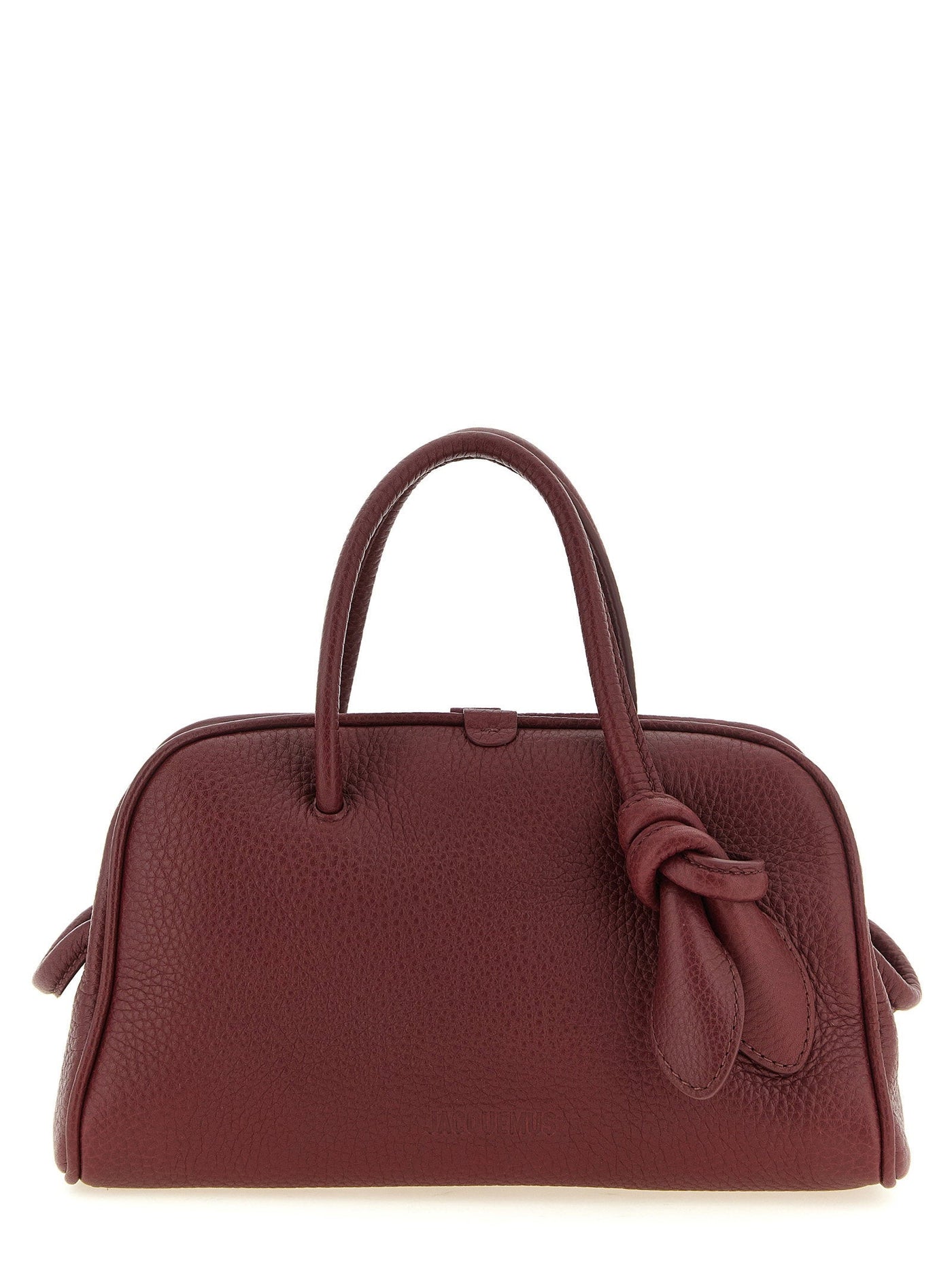 Jacquemus Top Handle Bag — Burgundy